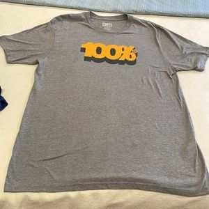 Grey 100% Tee. Large. Good condition